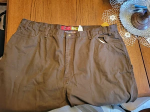 Pantalones de Carpintero BERNIE FRANELA HOMBRE Forrados Pelele Marrón 50W X 30L Ropa de Trabajo - Imagen 1 de 8