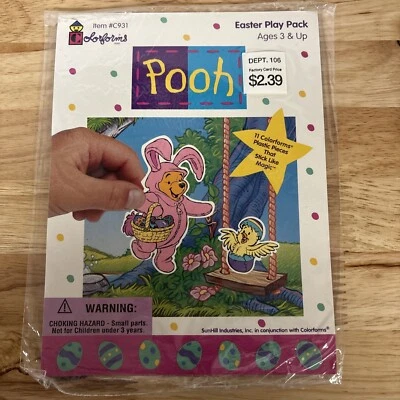 New Sealed Vintage Colorforms Disney’s Winnie the Pooh Easter by SunHill 1994 - Image 1 of 4