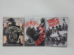 Sons of Anarchy Seasons 1 3 5 Dvd Lot Bikers Motorcycles - Picture 1 of 15