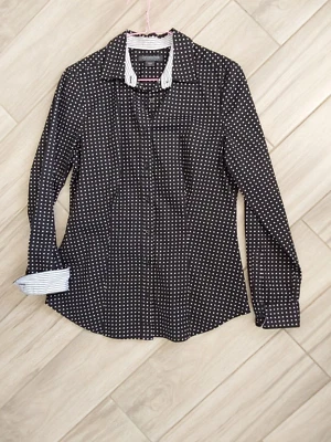 Blusa Camisa Covington Essentials Punto Negro/Blanco Abotonada.     Talla S Foto 1 de 3