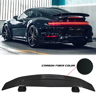For Porsche 911 Carrera 52" Carbon Fiber Spoiler Wing Rear Trunk Wing GT Style Foto 1 de 4