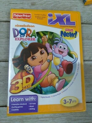 Fisher Price iXL Learning System Software Dora the Explorer Nickelodeon 3D - Image 1 of 2