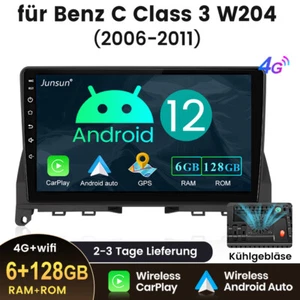 6G+128G Android 13 Carplay 8-Kern Autoradio Für Mercedes Benz C Klasse W204 S204 - Bild 1 von 12