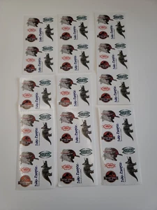 VTG 1997 Jurassic Park The Lost World Stickers 20 Mods Dinosaur Dino DNA Crisis - Bild 1 von 2