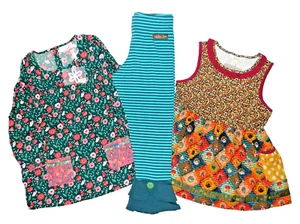 NWT MATILDA JANE 10 MOHUNK MOUNTAIN &DREAMLAND TUNIC & INDIGO CROPPED LEGGINGS - Picture 1 of 13