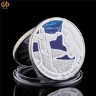 Brazil Rio Landmark Jesus South America Christianity Silver Plated Coin Collect