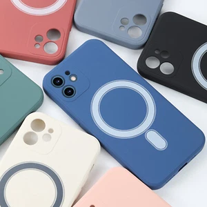 For iPhone 14 13 12 11 Pro Max XS XR 87 Liquid Silicone Mag Safe Case Soft Cover - Picture 1 of 34