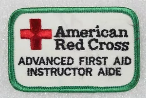 Cruz Roja: Parche avanzado de instructor de primeros auxilios, bordado de 3 - Imagen 1 de 1