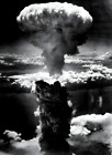 Explosion nucléaire champignon nuage bombe atomique Nagasaki Japon photo affiche imprimée