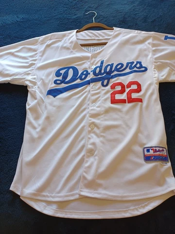 Los Angeles Dodgers Clayton Kershaw Majestic Cool Base Jersey Size 48 Cover