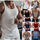 Mens Sleeveless Muscle Workout Tank Tops Bodybuilding Gym Sports Casual Vest