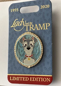 Disney Tramp Portrait Pin LE 4000 65th Anniversary - Bild 1 von 3