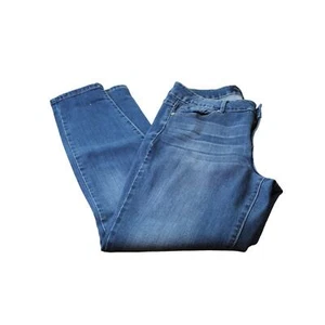 Jeans skinny Adrienne Vittadini con spacchi alle ginocchia lavaggio medio taglia 8 - Foto 1 di 5