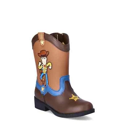 Boys Toy Story Cowboy Boots Size 8 9 10 11 or 12 Faux Leather Woody - Image 1 of 4