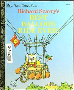 Little Golden Book: Best Balloon Ride Ever! by Golden Books Staff (1994)  297b - Picture 1 of 8
