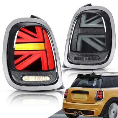 Luces traseras LED VLAND cromadas ahumadas para Mini Cooper F55 F56 F57 2014-2019 diestro+derecho Foto 1 de 4