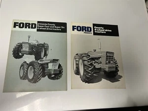 2 Ford County Super 4 & Super 6 and 4 Wheel Drive Tractors Brochures - Picture 1 of 4