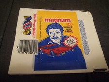 1982-1983 Donruss Magnum P.I. Wax Pack Wrapper Tom Selleck Ferrari