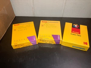 3 boxes Kodak Film 4x5 film Lot Ektachrome 6118, Portra 100T, 160VC expired LOT - Picture 1 of 2