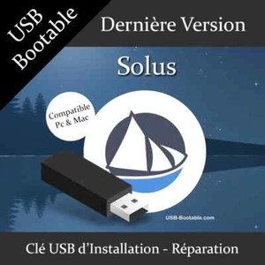 Clé USB Bootable Solus + Guide d'utilisation - Photo 1/1