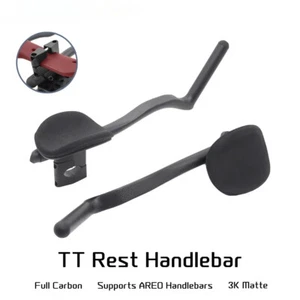 Road Bike Triathlon Time Trial 3K Full Carbon Rest TT Handlebar 35/55 Degrees - Picture 1 of 18