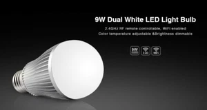 MiLight Miboxer FUT019 E27 9W DUAL WHITE LED Light Bulb Spotlight 110-220V - Picture 1 of 7