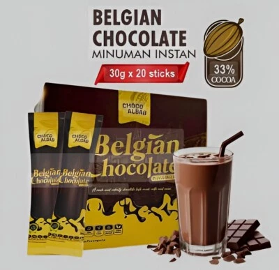 Malaysia Beverage Choco Albab Belgian Chocolate Drink 600gm (20 sachet)  - Image 1 of 2