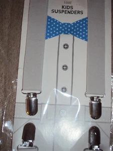 KIDS SUSPENDERS IN GRAY - Picture 1 of 1