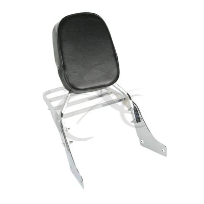 Backrest Sissy Bar Luggage Rack Fits For Honda Shadow ACE VT1100 SABRE VT1100 US - Image 1 of 4