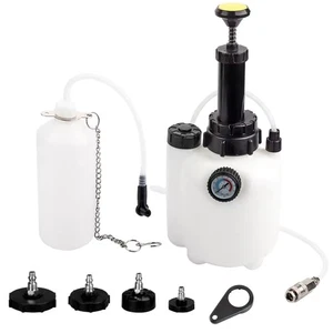 SISTEMA DE FRENOS 3L EMBRAGUE PRESIÓN FLUIDO PURGA BOTELLA JUEGO COCHE HERRAMIENTA SANGRADO - Imagen 1 de 10