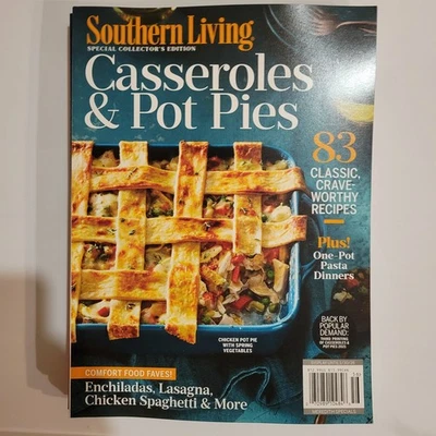 Casseroles & Pot Pies: SOUTHERN LIVING MAGAZINE 2025 ~ 83 Classic Recipes - Image 1 of 4