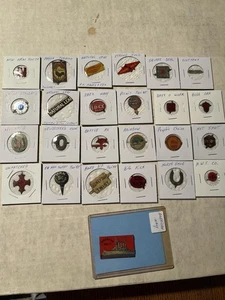 25 vintage tin tobacco tags tobacco tag lot - Bild 1 von 24