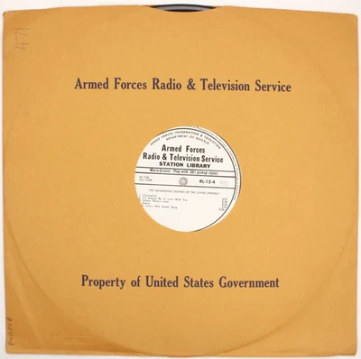 C1963 AFRTS LP Shimmering Sounds of Living Strings Armed Forces Library RL-13-4 Foto 1 de 4
