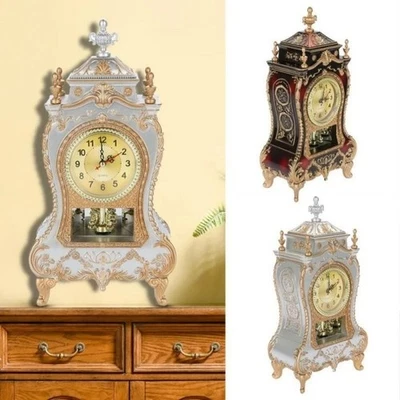 Leise Sweep Sekunde antike Tischuhr klassischer Stil für Wohndekoration - Bild 1 von 4