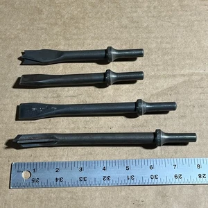 Sears Air Hammer Chisel Bits Lot of 4 (18811 18812 18813 18814) - 4 Total - Bild 1 von 9