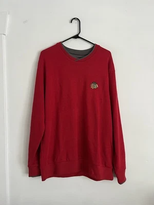 Sudadera Pullover Roja ANTIGUA Chicago Blackhawks Para Hombre Talla Grande Foto 1 de 4