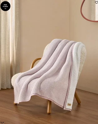 Free Shipping! New! UGG® Classic UGGfluff Throw, 50" x 70" *No Extra Import Fee* - Image 1 of 4