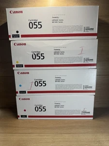 Canon 055 czarny, cyjan, purpurowy, żółty toner kaseta uszczelniona - Zdjęcie 1 z 4