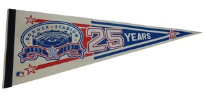VTG 1962-87 Los Angeles Dodgers 25 Years Dodgers Stadium Baseball Pennant Rare - Picture 1 of 23