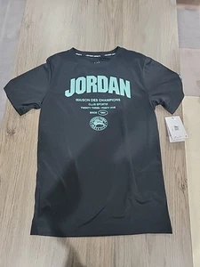 Jordan’s Boys Dri Fit Black T Shirt. Size XL (13-15 Yrs) - Picture 1 of 8