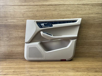 Panel de puerta interior delantero derecho Porsche Macan S 95B 2015-2018 cuero beige OEM Foto 1 de 4