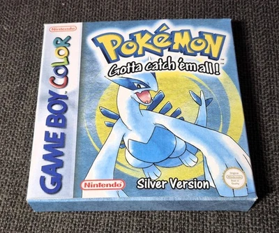 GENUINE Pokémon SILVER Game for Gameboy COLOR Game Boy GBC Replacement Box - Image 1 of 4