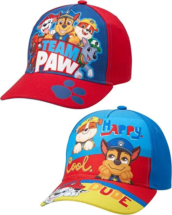 Nickelodeon Paw Patrol 2 pack Toddler Baseball Hat for Boys, Kids Ages 2-4 - Image 1 of 4