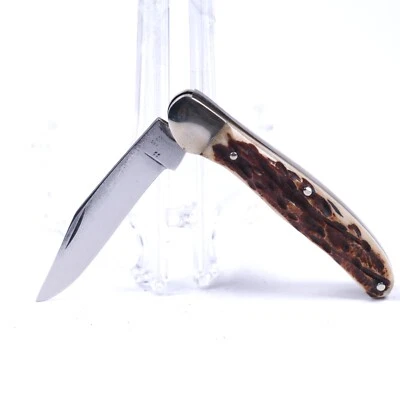 VTG NOS GERMAN ROBI KLAAS SOLINGEN KC24 STAG HORN HUNTING FOLDING POCKET KNIFE - Image 1 of 4