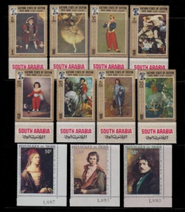 1967 GEMÄLDE VON DELACROIX DURER GAUGUIN GOYA BELLOWS NH MI.108-115A 146-148 - Bild 1 von 1
