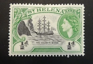 ST. HELENA 140 (SG153) - Queen Elizabeth II "Colonial Badge" MHM (1372) - Picture 1 of 2