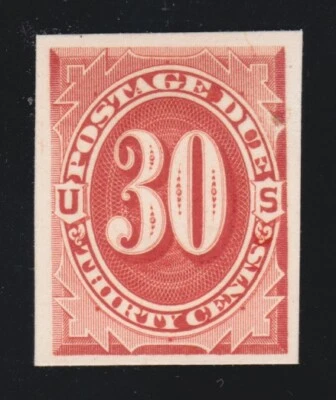 US J6TC 30c Postage Due Trial Color Atlanta Proof SCV $50 - Image 1 of 2