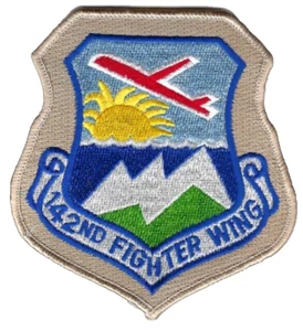 PATCH USAF 142ND FIGHTER WING OREGON AIR GUARD JT1 - Bild 1 von 1