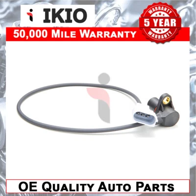 Ikio Fits Audi A3 A4 A6 A8 Allroad TT 1.8 2.8 2.7 T 3.0 S4 Crankshaft Sensor PSC - Image 1 of 4