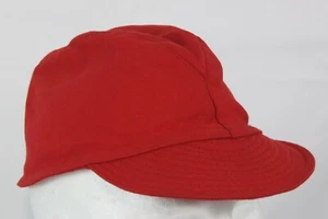 Genuine Surplus French Army Red Fire Retardent Fatigue peak Cap - Picture 1 of 5